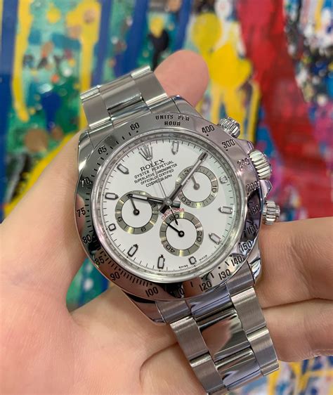 rolex 116520 white dial|daytona 116520.